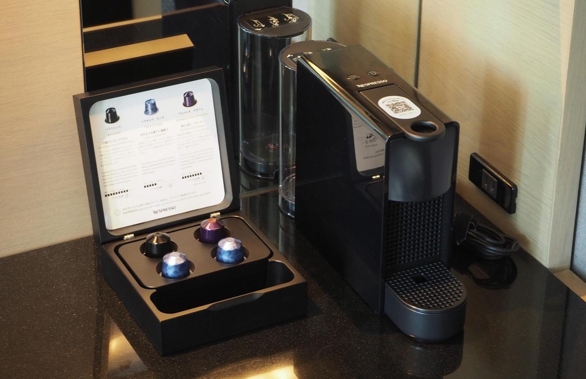 Hotel New Otani Tokyo The Main Экстерьер фото A Nespresso coffee machine